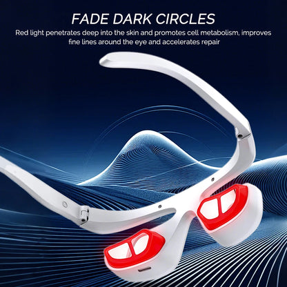 Smart Eye Massager 3D Red Light Eye Fatigue Dark Circles Relaxing Under-Eye Glasses Massage Beauty Machine