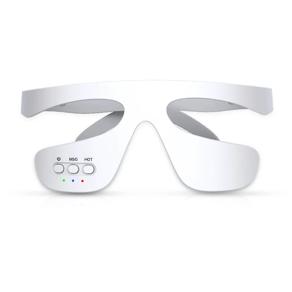 Smart Eye Massager 3D Red Light Eye Fatigue Dark Circles Relaxing Under-Eye Glasses Massage Beauty Machine